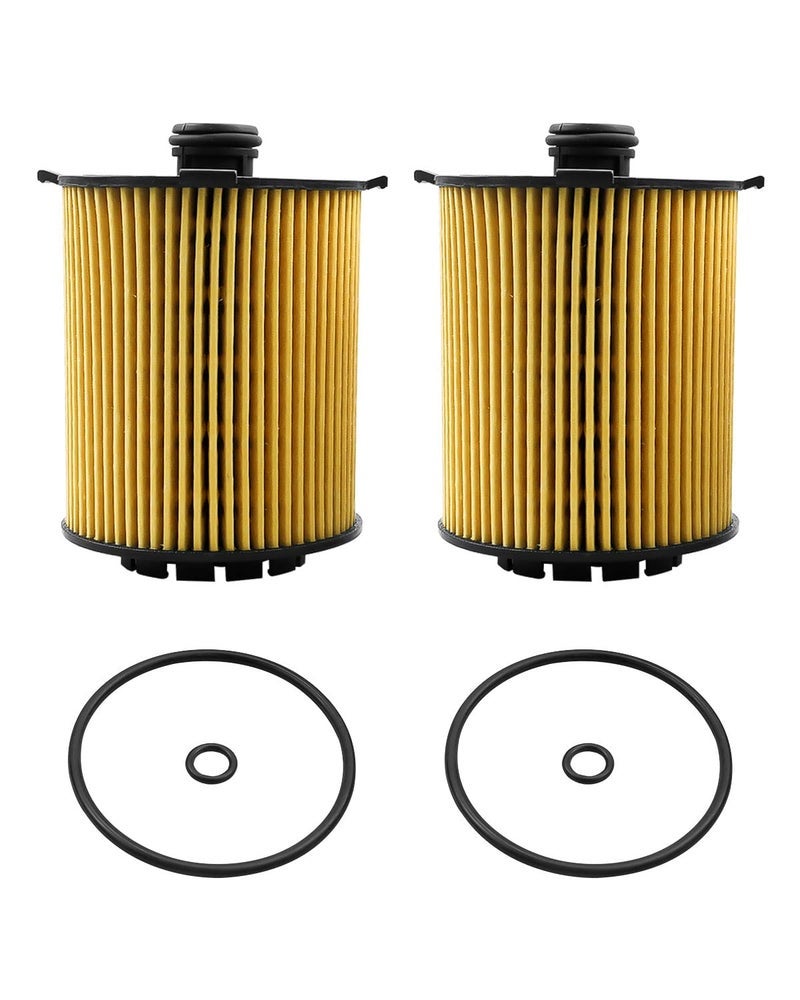 GUZIKO 2Pcs Oil Filters Fit for Volvo XC90 C60 S90 2015-2020 Replace 31372212 32140029 - Image 1